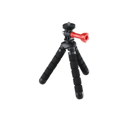 "Flex 2in1" Mini Tripod for Photographic Cameras and GoPro 14 cm - Black